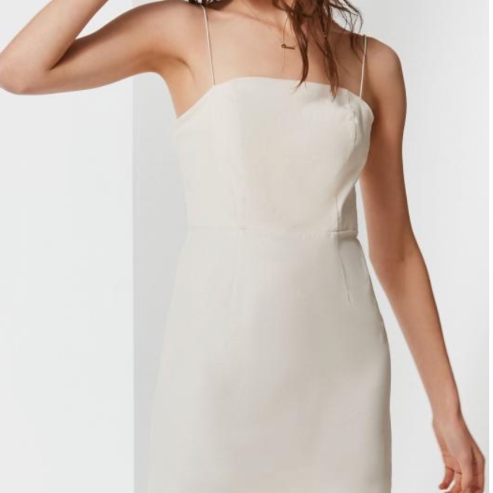 NWOT URBAN OUTFITTERS LINEN IVORY DRESS